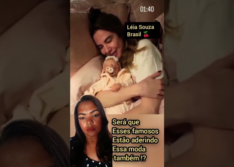 FAMOSOS ADERINDO ESSA MODA TAMBÉM ! SOLIDÃO!? 😱 #shotrs #bebereborn #famosos