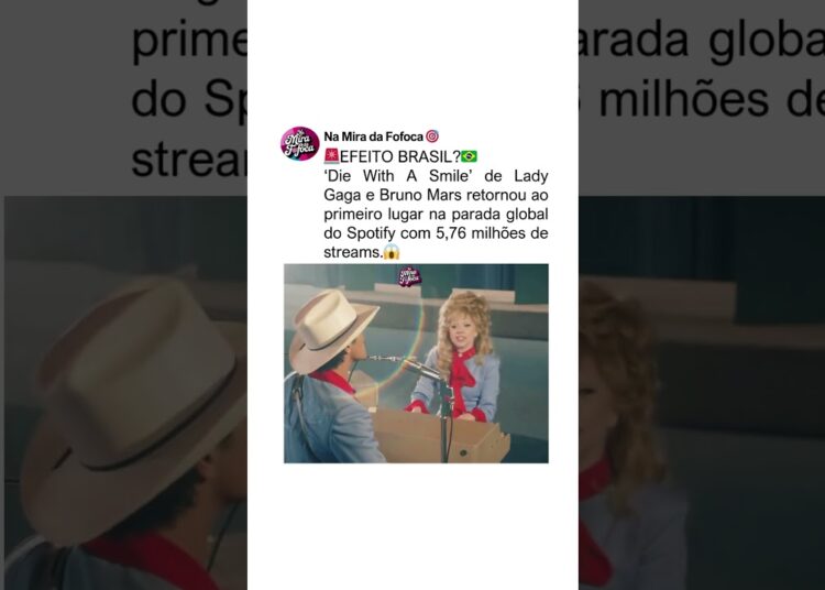 BRASIL?🇧🇷LADY GAGA VOLTA AO TOP 1🚨😱 #ladygaga #famosos #pop #musicas