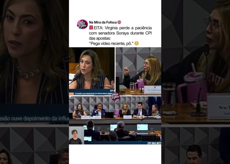 TRETA! 🚨😱VIRGINIA DISCUTE COM SENADORA SORAYA #virginia #fofoca #brasil #famosos