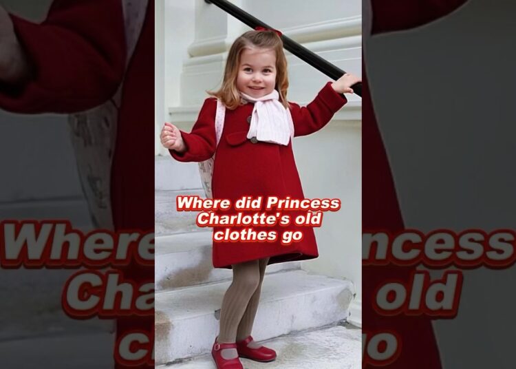 Where did Princess Charlotte’s old clothes go #princess #charlotte #kate #fyp #royal