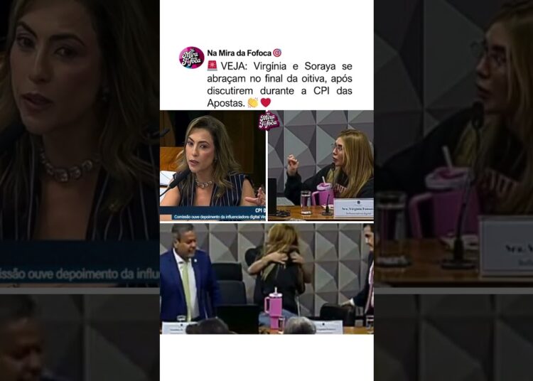 VIRGINIA ABRAÇA VEREADORA SORAYA🚨😱 #virginia #fofoca #famosos #brasil