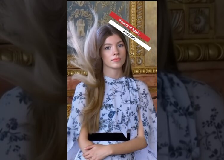 🌀 Infnta Sofia’s stunning look❤️ infnta Sofia of Spain/royal family of Spain#sofia#royal#beauty#new