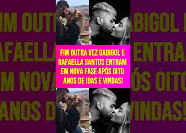 Fim outra vez Gabigol e Rafaella Santos entram em nova fase após oito anos de idas e vindas!