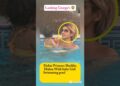 Dubai Royal Family|Dubai Princess Sheikha Mahra and#baby#girl swimming pool Taking Bath#shorts#love