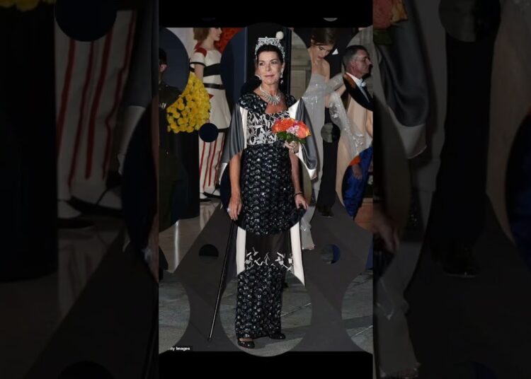 princess Carolina of Monaco in her lovely outfits ideas  #viral #beauty #royal