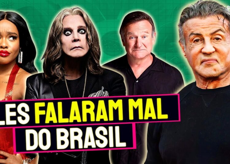 ARTISTAS GRINGOS QUE FALARAM MAL DO BRASIL! sociocrônica
