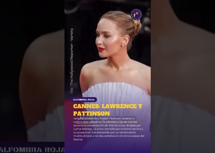 Jennifer Lawrence y Robert Pattinson enloquecen Cannes | #shorts