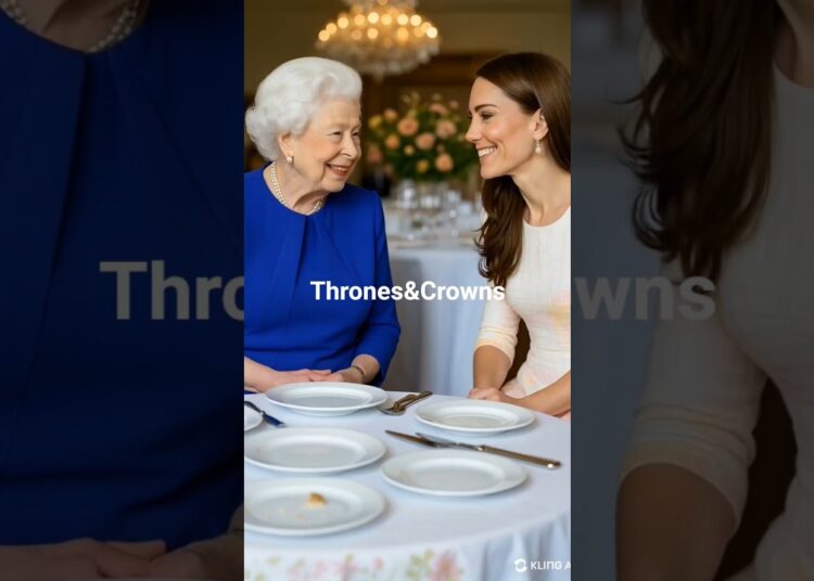 Queen Elizabeth and Kate #royal #real #realeza #princess #shorts #funny #reels #viral #music #queen