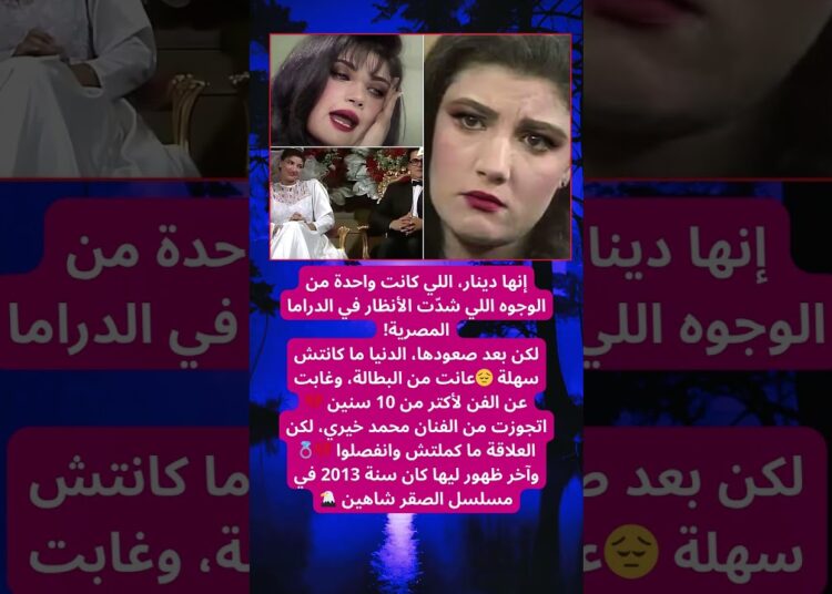 اختفت عن الفن واختفى معها البريق! 💔 أين الفنانة دينار؟