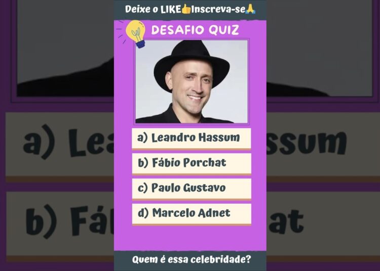 Desafio Celebridades #2! Acerta as 3? #quiz #musica #futebol #cinema #quizbrasil