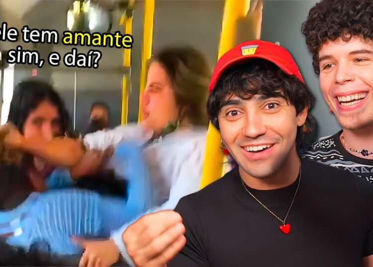 fofoca de amigas no transporte público termina em briga e traição