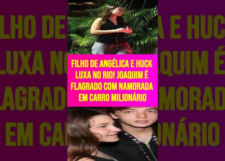 FILHO DE ANGÉLICA E HUCK LUXA NO RIO! Joaquim é flagrado com namorada em carro milionário