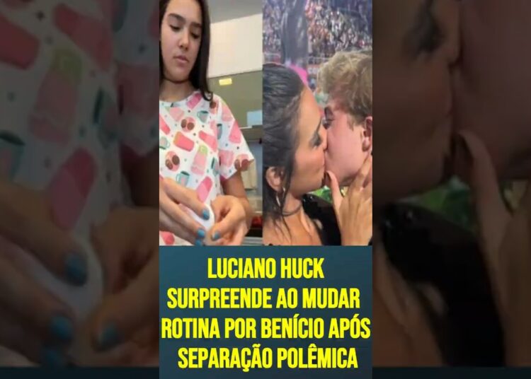 Luciano Huck surpreende ao mudar rotina por Benício após separação polêmica