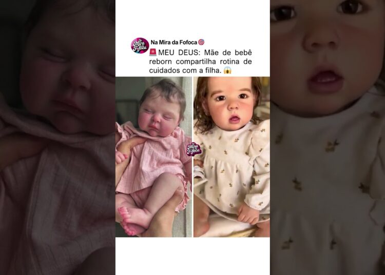 MÃE DE BEBÊ REBORN COMPARTILHA ROTINA😱🚨 #bebereborn #brasil #noticias