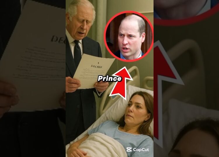 King Charles Drops Bombshell on William About Kate’s Future #shorts #princewilliam