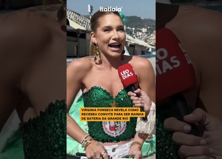 VIRGINIA FONSECA É ANUNCIADA COMO NOVA RAINHA DE BATERIA DA GRANDE RIO PARA O CARNAVAL 2026