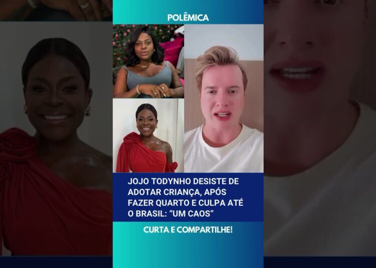 🚨 Jojo Todynho desiste de adotar criança, após fazer quarto e culpa até o Brasil
