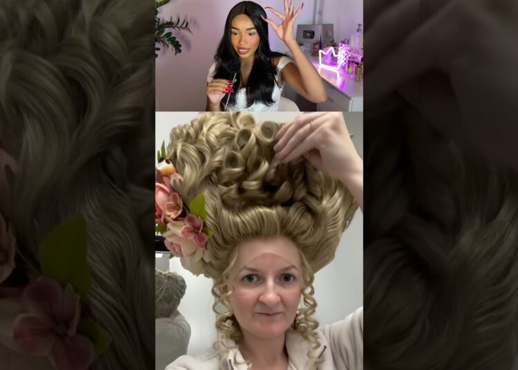 Só faltou um periquito aí dentro! 😂 #realeza #wigs #hair #funny #viralvideo #fyp