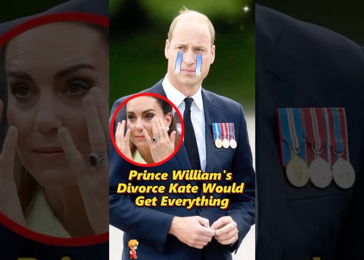 Prince William’s Divorce? Kate Would Get Everything!#shorts #royal #princewilliam #king #kate #usa