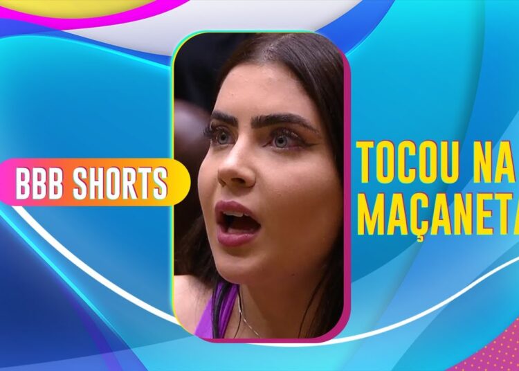 CHOCADA! JADE PICON TOCA NA MAÇANETA E É ALERTADA POR TADEU! | BIG BROTHER BRASIL 22 #shorts
