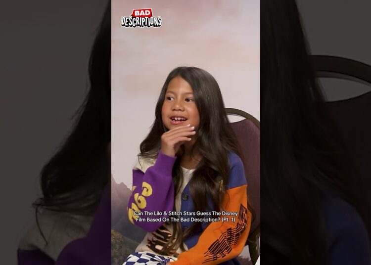 Can The Lilo & Stitch Stars Guess The Disney Film Based On The Bad Description? (Pt. 1)