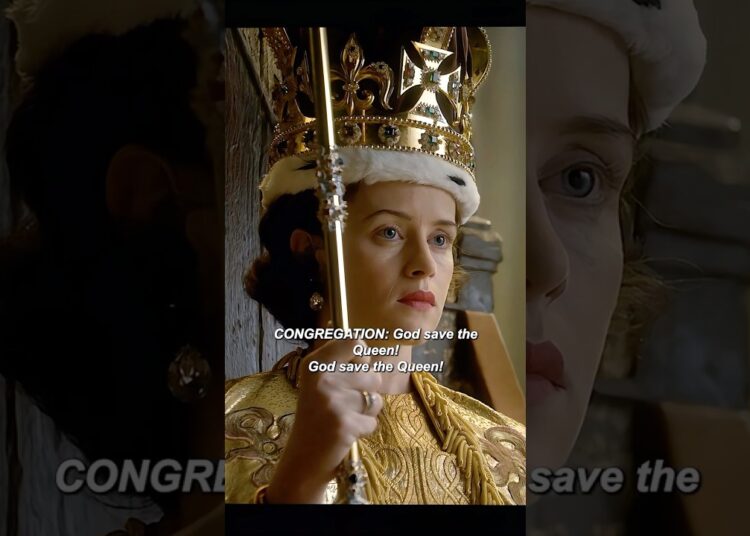 During the coronation ceremony, the former king mocked the Queen.#shorts #movie