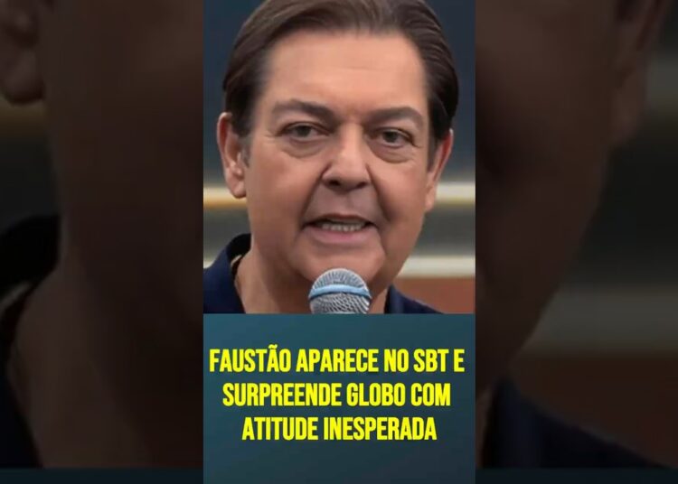 Faustão aparece no SBT e surpreende Globo com atitude inesperada