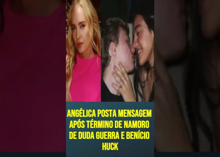 Angélica posta mensagem após término de namoro de Duda Guerra e Benício Huck