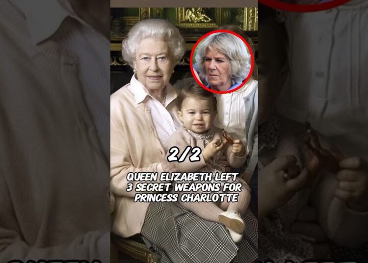 Queen Elizabeth II left 3 secret weapons for Princess Charlotte #shortvideo #shorts #camilla #news