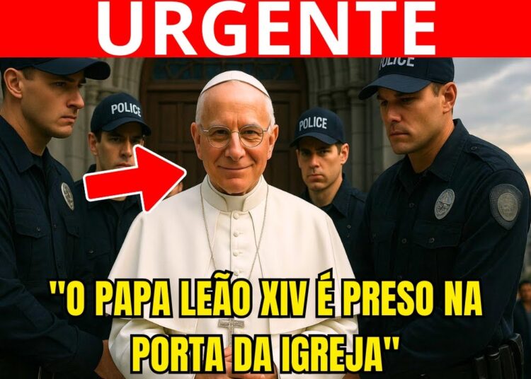 O PAPA LEÃO XIV É PRESO NA PORTA DA IGREJA, NINGUÉM ESPERAVA SUA RESPOSTA!