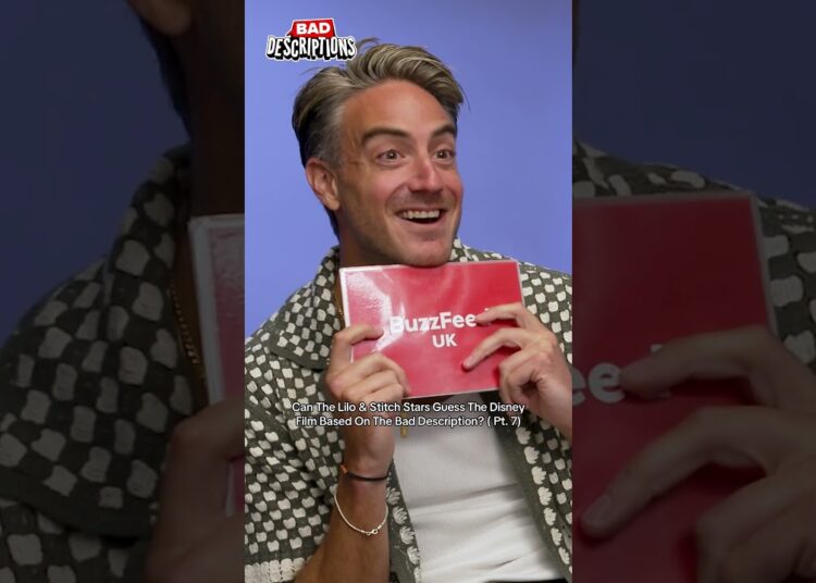 Can The Lilo & Stitch Stars Guess The Disney Film Based On The Bad Description? ( Pt. 7)