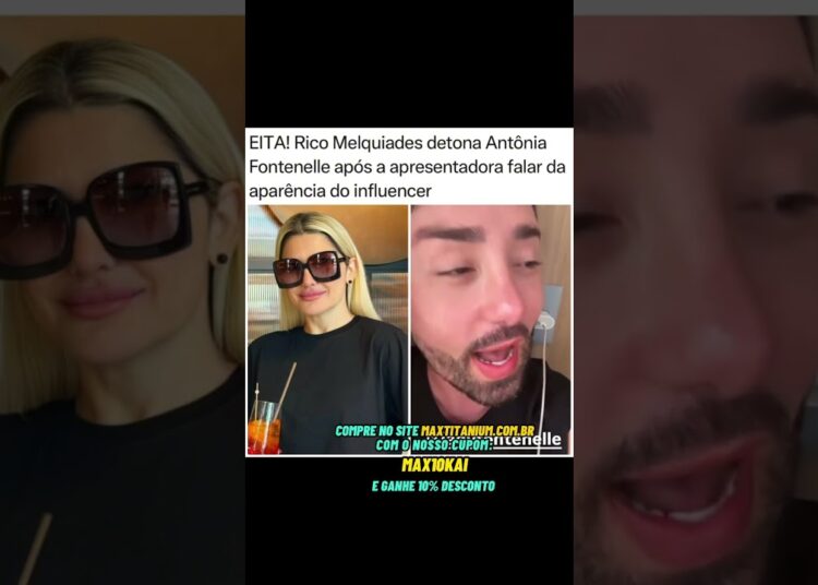 Rico Melquiades detona Fontenelle #famosos #fofoca #fofocadodia #fofocasdosfamosos #fofocas
