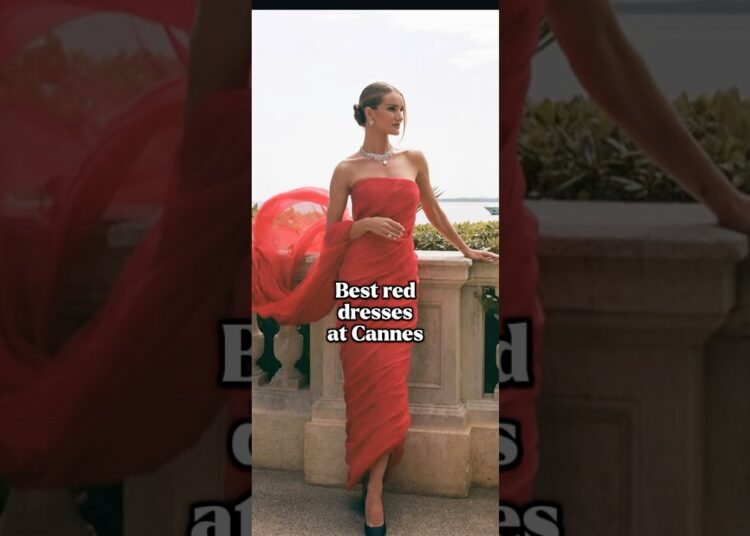 ❤️ Red dresses at Cannes ❤️