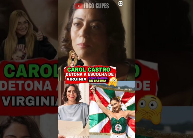 Carol Castro DETONA Virginia Fonseca como Rainha de Bateria da Grande Rio! 💥🔥 #TretaViral