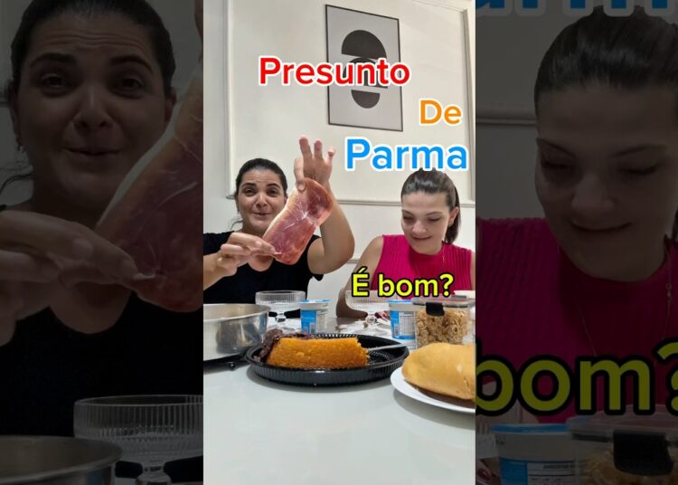 Eu experimentei o verdadeiro presunto de Parma, sabor de realeza ou só fama