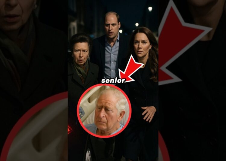Senior Royals Rush to Hospital at Midnight – Is King Charles Facing His Final Battle? #shorts