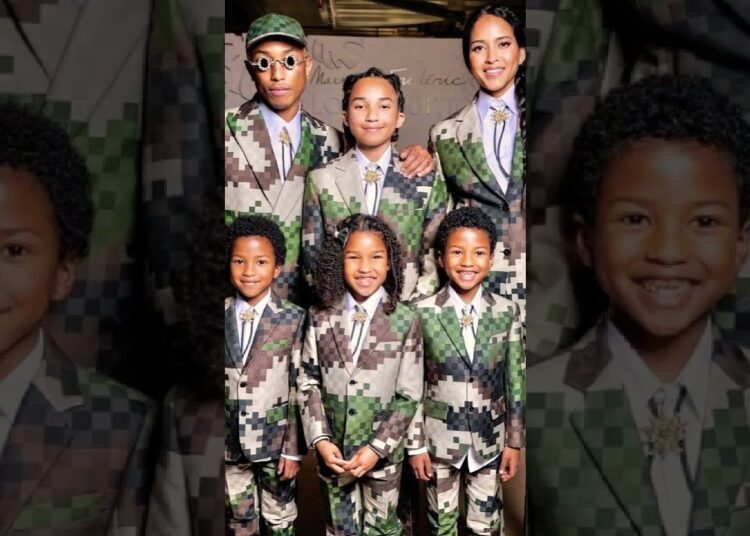 Pharrell Williams’ Love Life:5 Relationships 1 Marriage & 4 Kids #celebrity#shorts #happy #hollywood