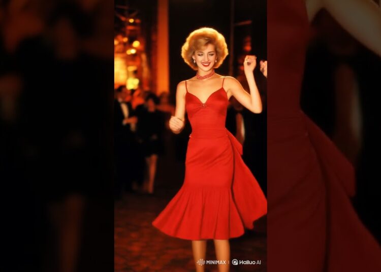 Princess Diana Rumba Dance With Boyfriend #princessdiana #diana #dance #dodi #love #royal #happy