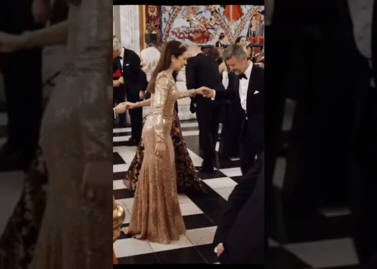 Queen marry & king frederik dance video viral  #viralvideo #denmark #royal  #moments