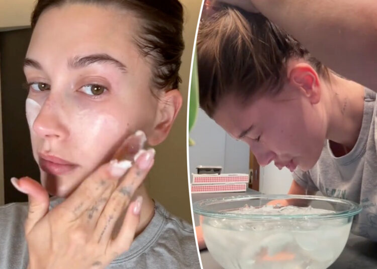 A rotina de cuidados com a pele do Met Gala de Hailey Bieber está se tornando viral - mas é bom para você?