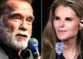 Arnold Schwarzenegger Wisecracks sobre a ex-esposa Maria Shriver no evento promocional