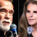 Arnold Schwarzenegger Wisecracks sobre a ex-esposa Maria Shriver no evento promocional