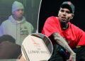 Chris Brown prendeu por esmagar a garrafa de tequila sobre a cabeça do produtor musical na boate: relatório