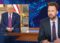 'Daily Show' assume Trump sobre esse movimento 'A ** Hole' na viagem do Oriente Médio