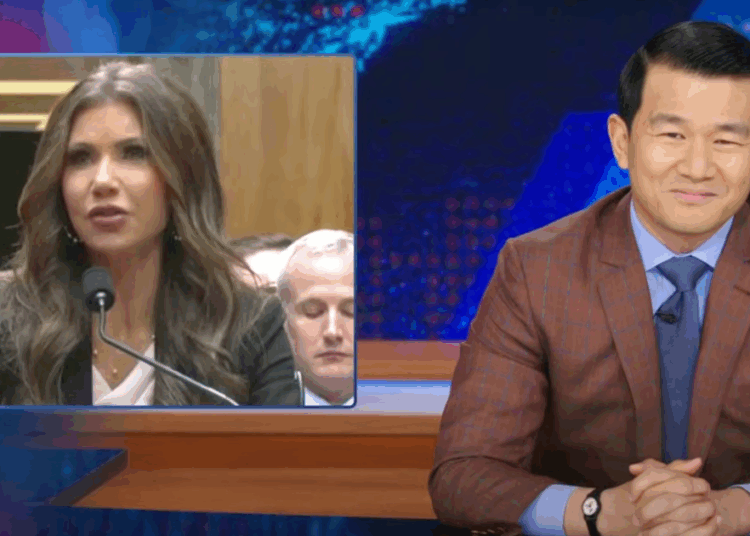 'Daily Show' envia Kristi Noem de volta à realidade para falhar este teste simples