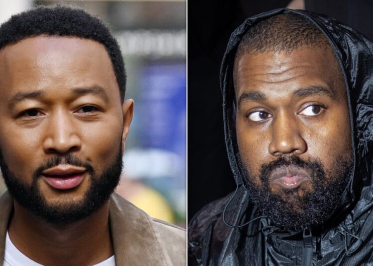 John Legend diz que a ex-amiga de Kanye West 'Descent' em 'Antisemitismo' e 'Anti-Blackness' é 'chocante'