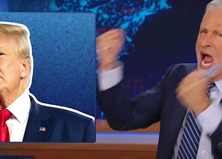 Jon Stewart acerta Trump sobre sua reivindicação mais ofensiva até agora