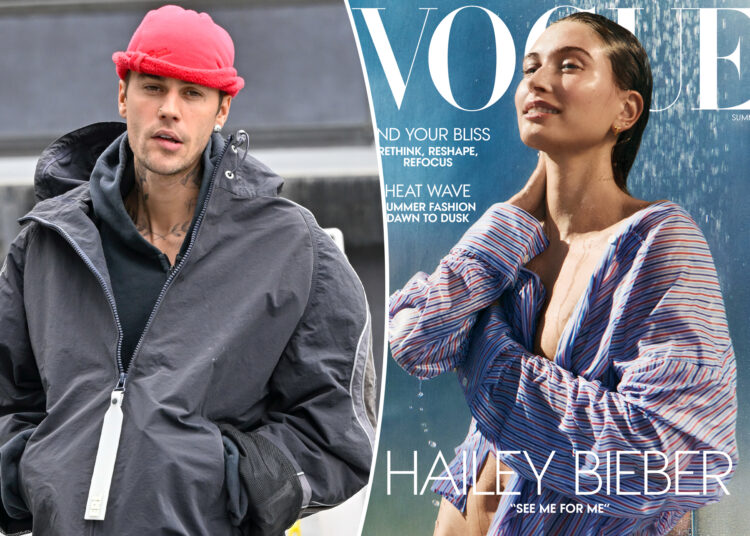 Justin Bieber pede desculpas a Hailey por insultá -la sobre a capa da Vogue