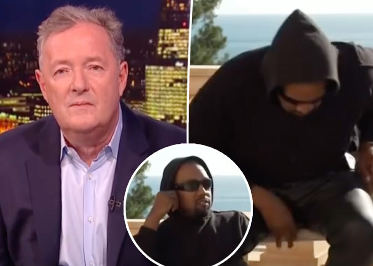 Kanye West Storms Out of Piers Morgan entrevista sobre x contagem de seguidores