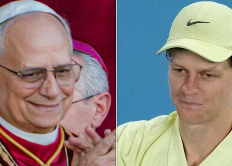 O Papa Leo Xiv brinca por que ele não pode jogar tênis com Jannik Sinner